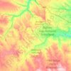 Badlands National Park topographic map, elevation, terrain