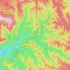 Reefton topographic map, elevation, terrain