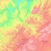 Rio Branco do Sul topographic map, elevation, terrain