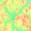 Ashland topographic map, elevation, terrain