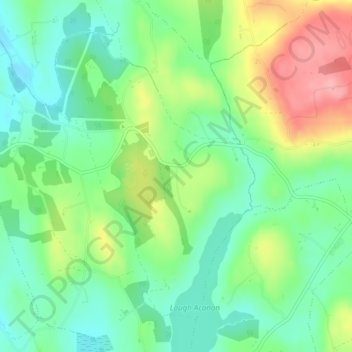 Carrickallen topographic map, elevation, terrain