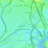 Surulere topographic map, elevation, terrain
