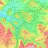 Winterthur topographic map, elevation, terrain