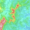 Sugarloaf State Conservation Area topographic map, elevation, terrain