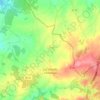 Les Grands-Chézeaux topographic map, elevation, terrain