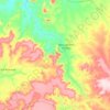 Novo Oriente do Piauí topographic map, elevation, terrain