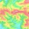Świątniki Górne topographic map, elevation, terrain