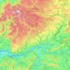 Landkreis Waldshut topographic map, elevation, terrain