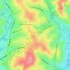 Montmorency topographic map, elevation, terrain