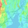 New Haven topographic map, elevation, terrain