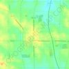 Okolona topographic map, elevation, terrain