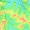 Strathfield topographic map, elevation, terrain