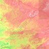 Seine River topographic map, elevation, terrain