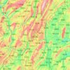 Youyang Miao and Tujia Autonomous County topographic map, elevation, terrain