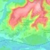 Merlieux-et-Fouquerolles topographic map, elevation, terrain