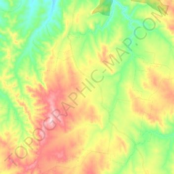 Limerick topographic map, elevation, terrain