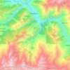 Dunai topographic map, elevation, terrain