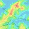 Rozelle topographic map, elevation, terrain