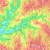 Busserolles topographic map, elevation, terrain