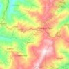 Pfutsero topographic map, elevation, terrain