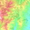 Chodos topographic map, elevation, terrain