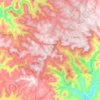 Gramado topographic map, elevation, terrain