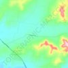 Berat topographic map, elevation, terrain