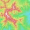 Mount Charleston topographic map, elevation, terrain