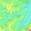 1600 topographic map, elevation, terrain