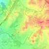 Gan Yavne topographic map, elevation, terrain