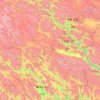 ཡུལ་ཤུལ་རྫོང། 玉树市 topographic map, elevation, terrain