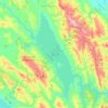 Lake Berryessa topographic map, elevation, terrain