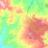 Pechey topographic map, elevation, terrain