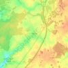 Vernoy topographic map, elevation, terrain