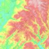 Llanddewi Brefi topographic map, elevation, terrain