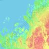 Vörå topographic map, elevation, terrain