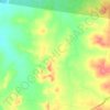 Condamine Farms topographic map, elevation, terrain