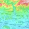 Ollioules topographic map, elevation, terrain