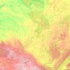 Ангара topographic map, elevation, terrain