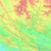 Nowshehra Tehsil topographic map, elevation, terrain