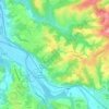 Halsou topographic map, elevation, terrain