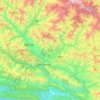 Pyuthan topographic map, elevation, terrain