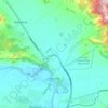 Pontville topographic map, elevation, terrain