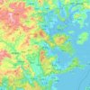 Luoyuan County topographic map, elevation, terrain