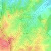Sderot topographic map, elevation, terrain