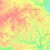 Aporá topographic map, elevation, terrain