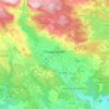 Draguignan topographic map, elevation, terrain