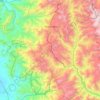 Huarmaca topographic map, elevation, terrain