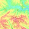 Walker County topographic map, elevation, terrain