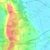 Broughton topographic map, elevation, terrain